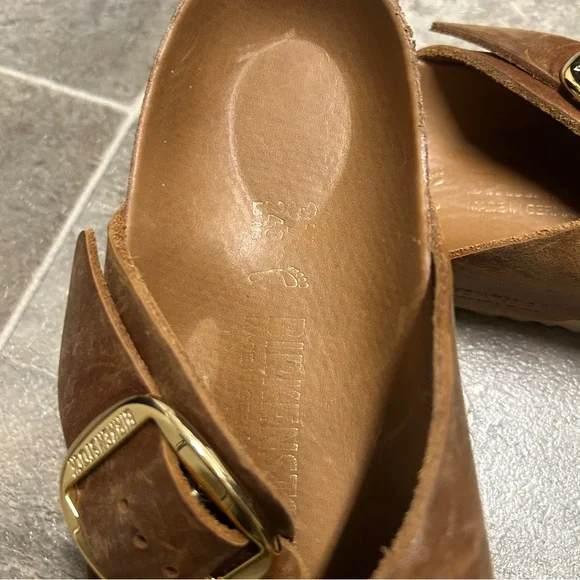 Birkenstock Siena Big Buckle Oiled Leather 🤎—Size 6-6.5 - Picture 7 of 15